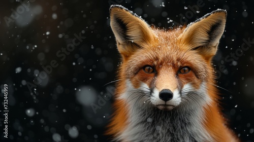 The orange and white fur of the red fox stands out against the snowy Finnish landscape as it hunts for its next meal, its thick coat providing protection from the cold.