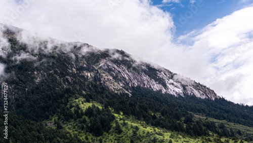 mountains and clouds, Tibbet, China