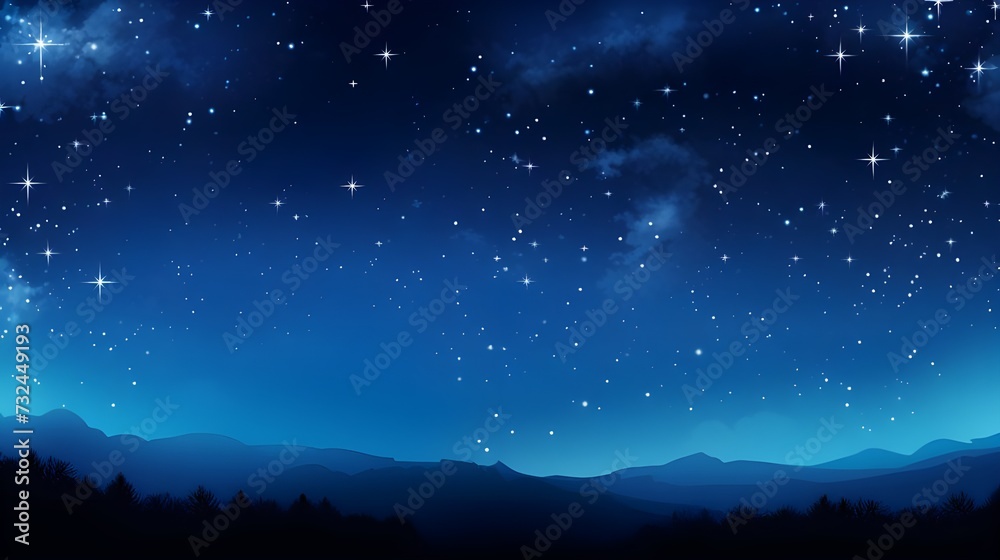 starry night sky Elegant Silver Starry Sky
