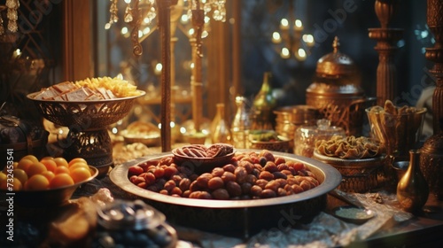 Embark on a culinary adventure through the bazaars of Ramadan  discovering the treasures of dates and almonds.