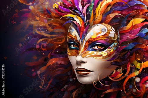 venetian carnival mask © Saima