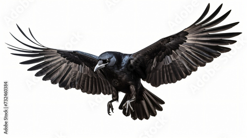 Flying raven © Rimsha