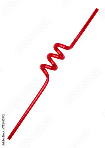 Straw isololated on transparent background