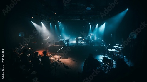 Live band event concert live house, Ai generated