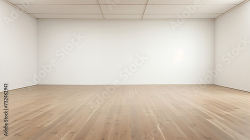 Indoor space featuring wooden floor