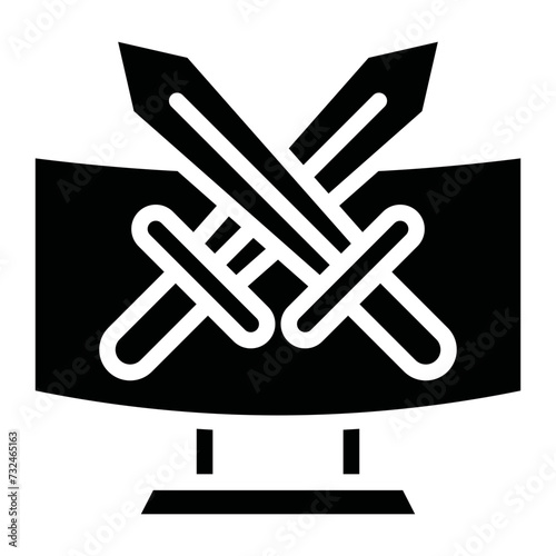 Moba icon vector image. Can be used for Game Development.