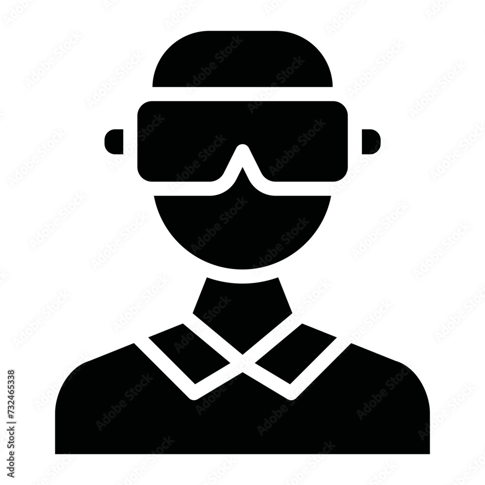 Vr Game icon vector image. Can be used for Game Development.