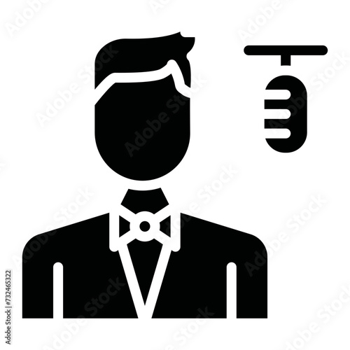 Voice Actor icon vector image. Can be used for Game Development.