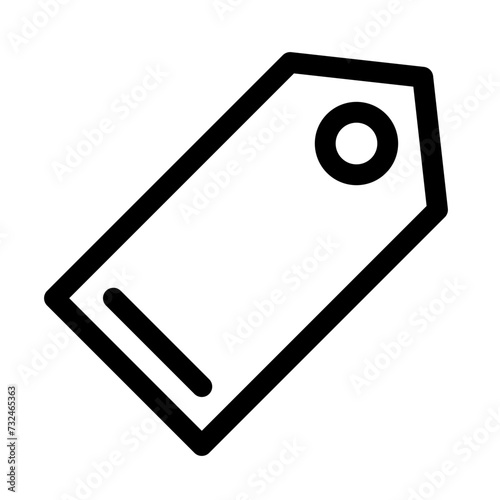 price tag line icon