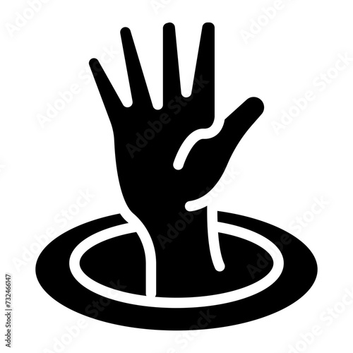 Drown icon vector image. Can be used for Battle Royale.