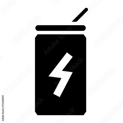 Energy Drink icon vector image. Can be used for Battle Royale.