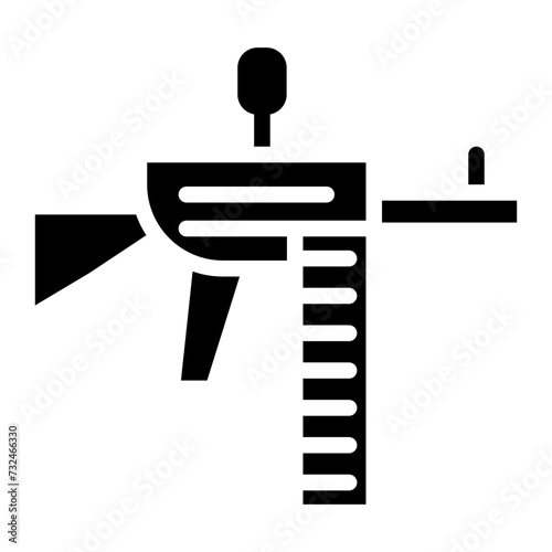 Light Machine Gun icon vector image. Can be used for Battle Royale.