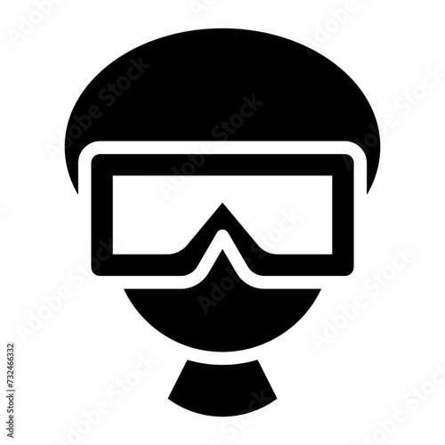 Headgear icon vector image. Can be used for Battle Royale.