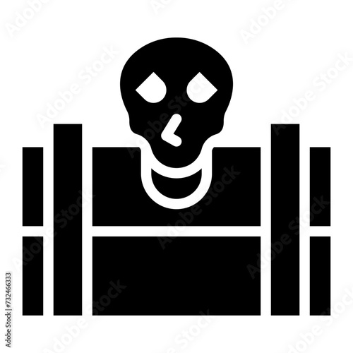 Killed icon vector image. Can be used for Battle Royale.
