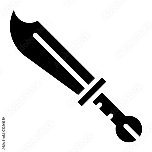 Melee Weapon icon vector image. Can be used for Battle Royale.