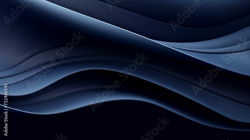 Illustration of dark blue waves as a background