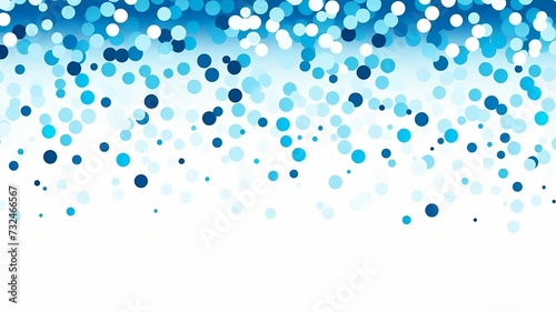Illustration of blue dots on a white gradient background