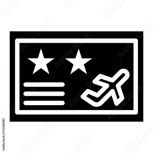 Frequent Flyer Program icon vector image. Can be used for Airline.