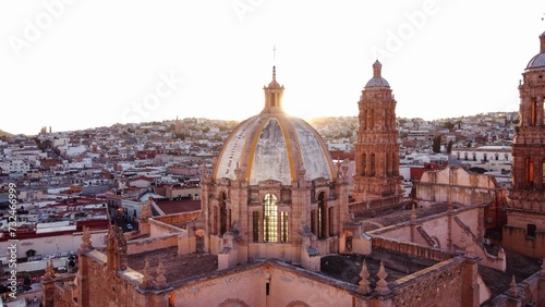 Wallpaper Mural Aerial view of antique buildings at sunset in Belo Horizonte, Brazil Torontodigital.ca
