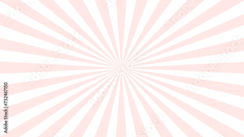 Pink and white sunburst background photo