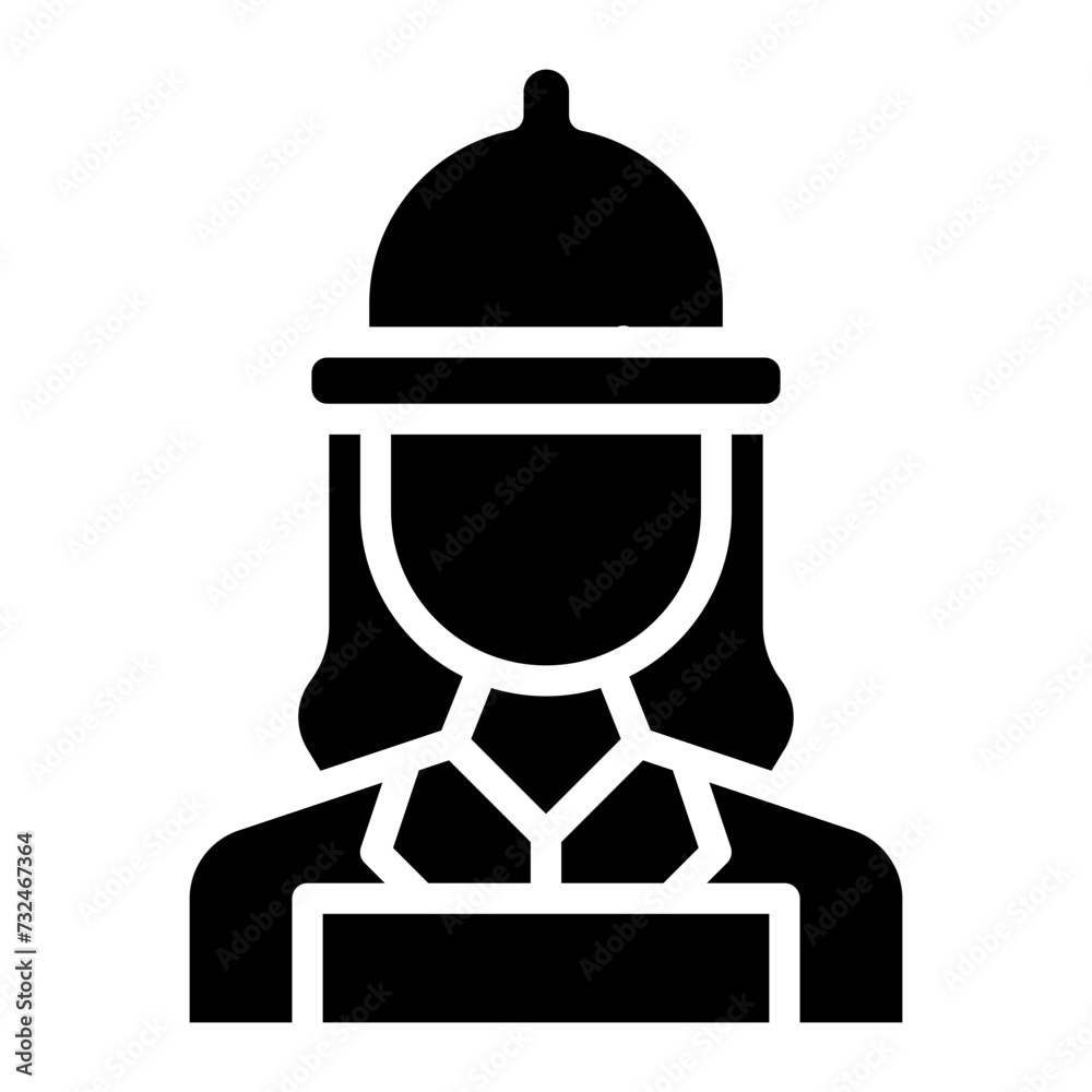Engineer Female icon vector image. Can be used for Industry. Engineer Female icon vector image. Can be used for Industry.