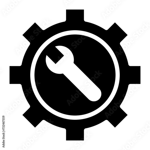 Maintenance icon vector image. Can be used for Industry.