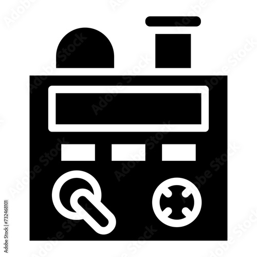 Gas Fume Chamber icon vector image. Can be used for Science.