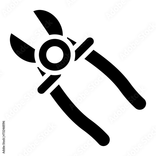 Wire Cutter icon vector image. Can be used for Science.