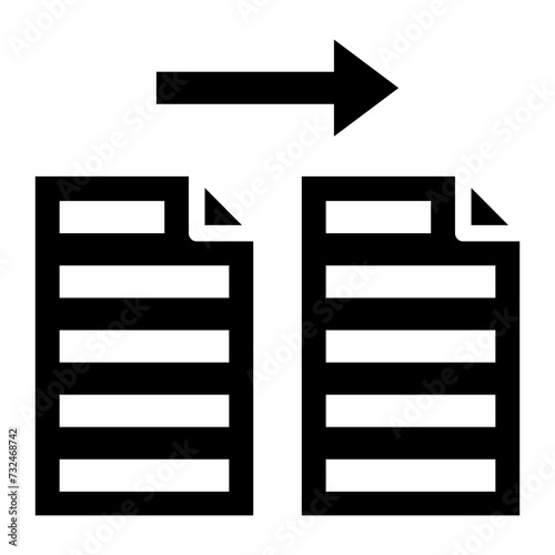Clone icon vector image. Can be used for Science Fiction.
