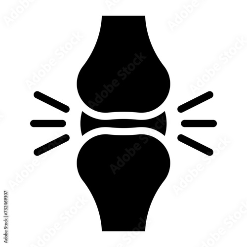 Joint icon vector image. Can be used for Prison.