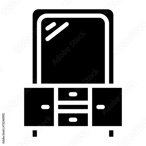 Cleaning Drawers icon vector image. Can be used for Cleaning and Dusting.
