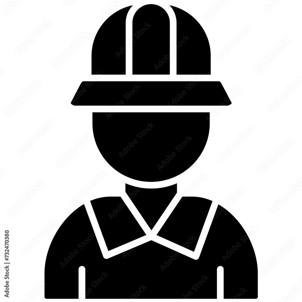 Park Guide icon vector image. Can be used for Amusement Park.