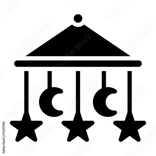Baby Toy icon vector image. Can be used for Baby Shower.