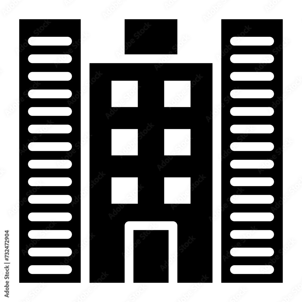 Financial Office icon vector image. Can be used for Trading. Financial Office icon vector image. Can be used for Trading.
