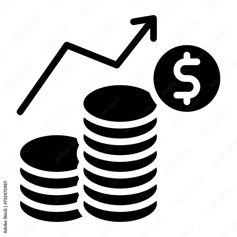 Inflation icon vector image. Can be used for Trading. Inflation icon vector image. Can be used for Trading.
