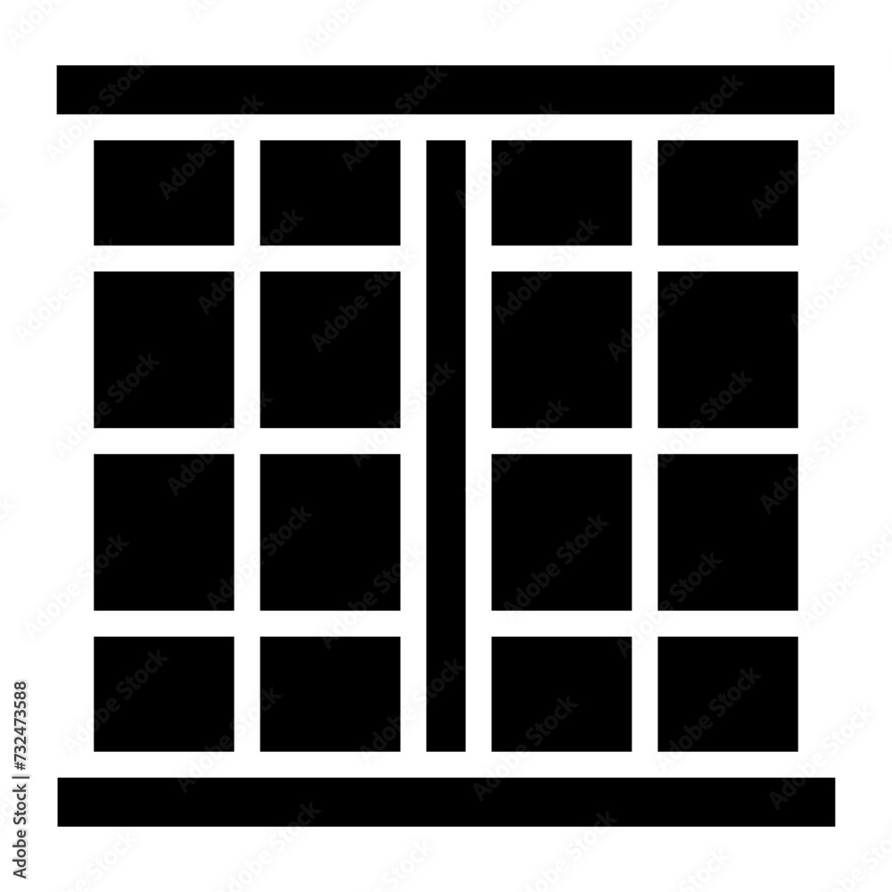 Window icon vector image. Can be used for Retro. Window icon vector image. Can be used for Retro.
