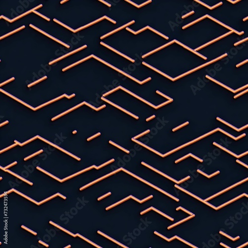 a pattern with intersecting shapes on a black background royalty photo