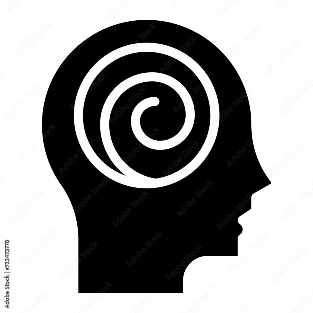 Hallucinations icon vector image. Can be used for Psychology. Hallucinations icon vector image. Can be used for Psychology.