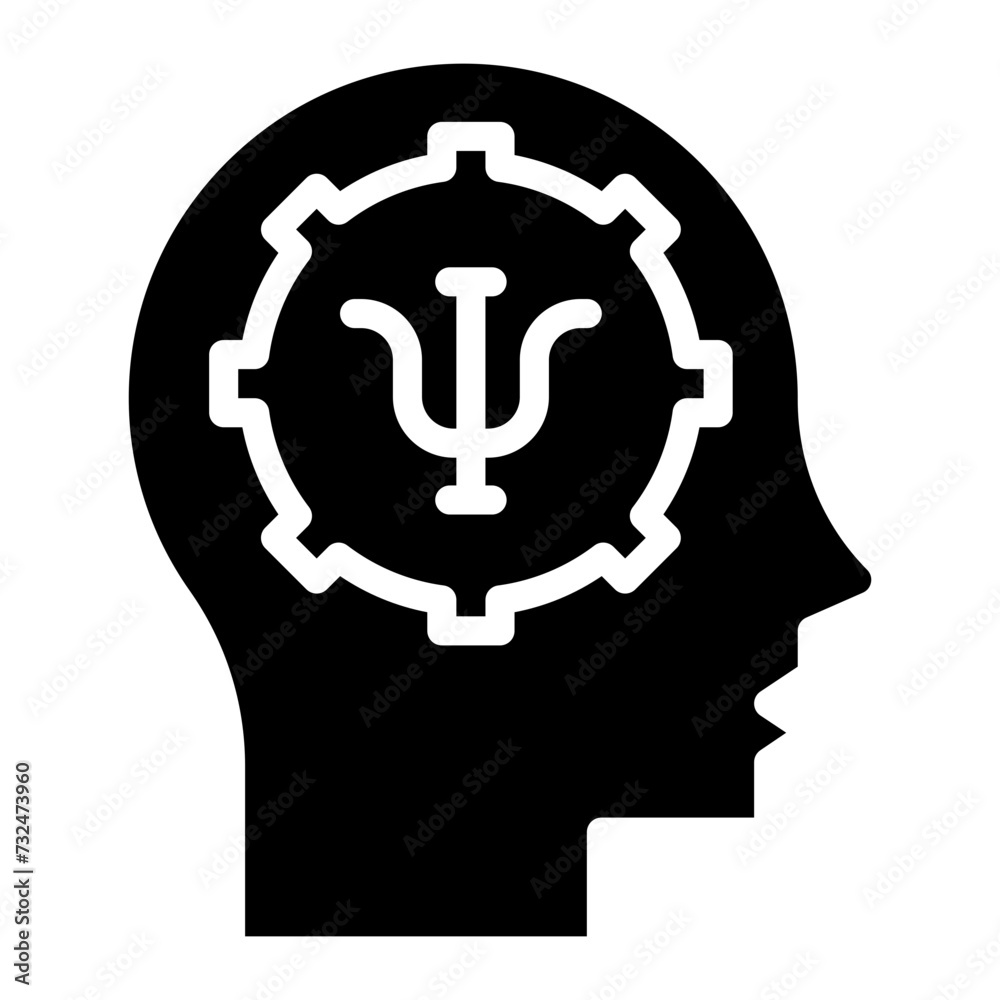Psychology icon vector image. Can be used for Psychology. Psychology icon vector image. Can be used for Psychology.