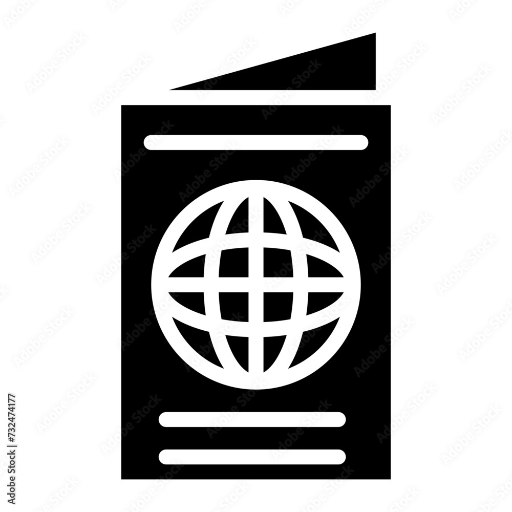 Passport icon vector image. Can be used for Adventure. Passport icon vector image. Can be used for Adventure.