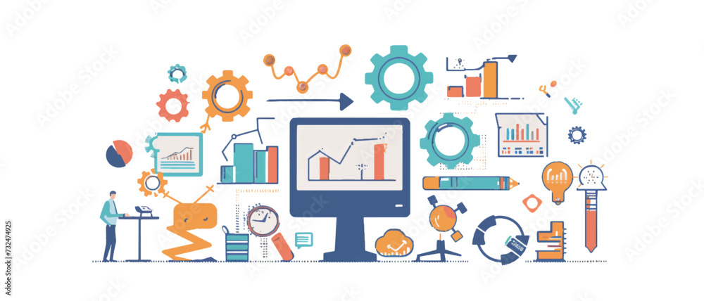 Parts of business work. The parts form a whole.