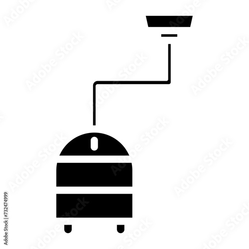 Steamer icon vector image. Can be used for Laundry.