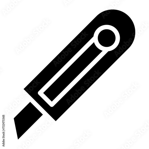 Paper Cutter icon vector image. Can be used for Printing.