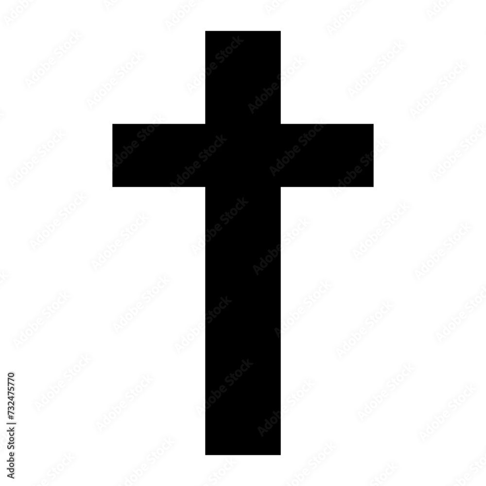 Latin Cross icon vector image. Can be used for Carnival.