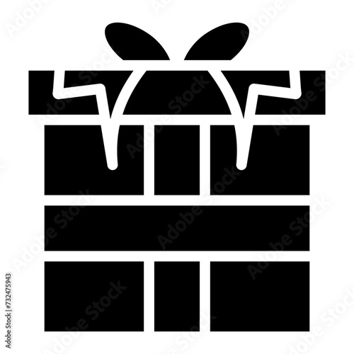 Wrapped Gift icon vector image. Can be used for Carnival.