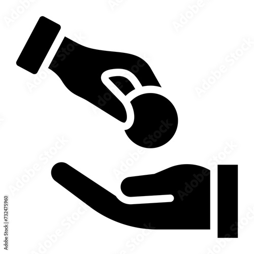 Alms icon vector image. Can be used for Homeless.
