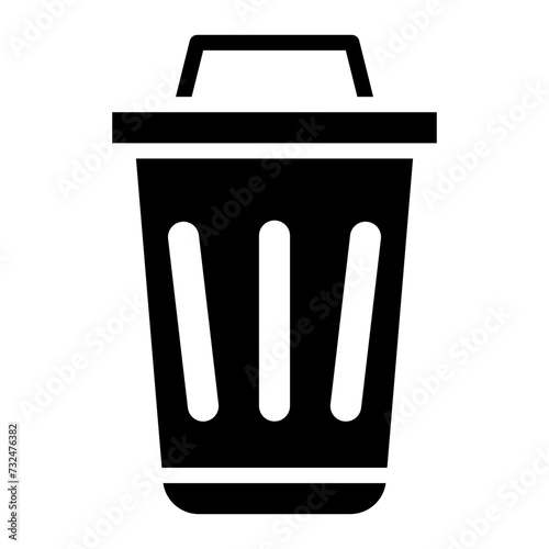 Trash icon vector image. Can be used for Homeless.