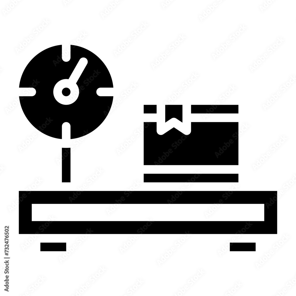 Cargo Weight icon vector image. Can be used for Supply Chain. Cargo Weight icon vector image. Can be used for Supply Chain.