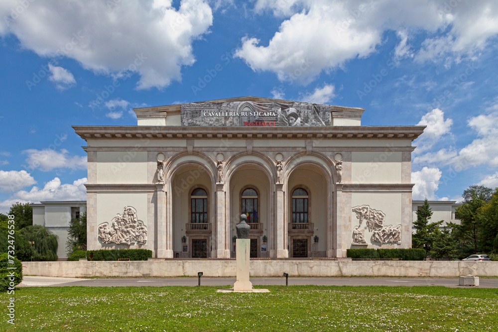 Obraz premium The Romanian National Opera in Bucharest