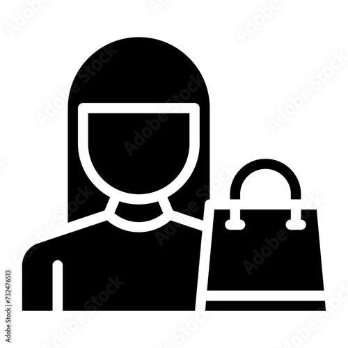 Consumer icon vector image. Can be used for Supply Chain.